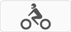 Wit rechthoekig onderbord met een zwarte motorfiets in zijaanzicht
